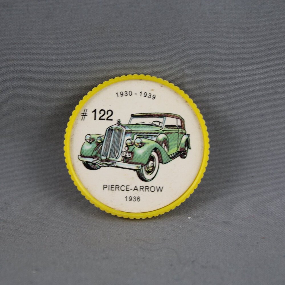 Jello Car Coins - # 122 of 200 - The Pierce-Arrow (1936)